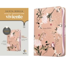 Biblia compacta NTV de ziper, con Filament  (SentiPiel, Jardin coral)