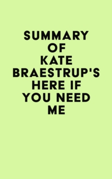 Summary of Kate Braestrup's Here If You Need Me