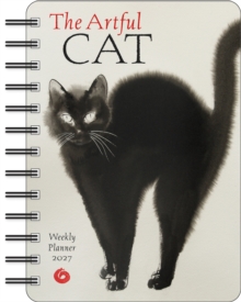 The Artful Cat 2027 Weekly Planner Calendar : Brush and Ink Watercolor Paintings