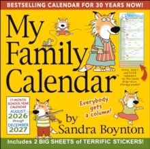 Sandra Boynton's 17-Month 2026-2027 My Family Wall Calendar