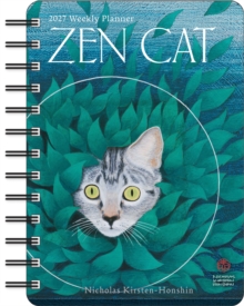 Zen Cat 2027 Weekly Planner Calendar : Meditational Art and Poetry