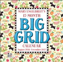 Mary Engelbreit's 2026-2027 17-Month Big Grid Wall Planner Calendar