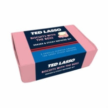 Insight Editions Ted Lasso, Biscuits With The Boss Scented Eraser & Sticky Notepad Set