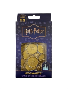 Insight Editions Harry Potter, Hogwarts Gold Wax Sticker Seals (Set Of 50)