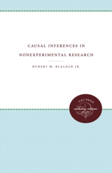 Causal Inferences in Nonexperimental Research