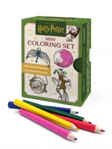 Harry Potter Mini Coloring Set : Includes Mini Coloring Book and 18 Colored Pencils
