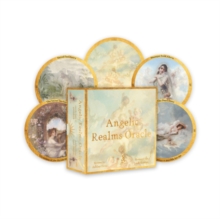 Sacred Scribe Publishing Angelic Realms Oracle , Tap Into Your Angelic Energy And The Divine Realms (40 Full-Color Round Cards And 94-Page Full-Color Guidebook)