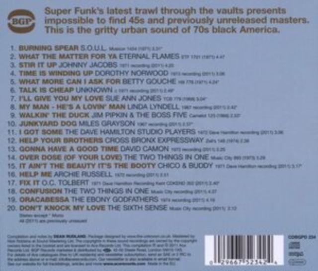 SuperFunk's Mission Impossible: Hard to Find and Unreleased Funk Masters, CD / Album Cd