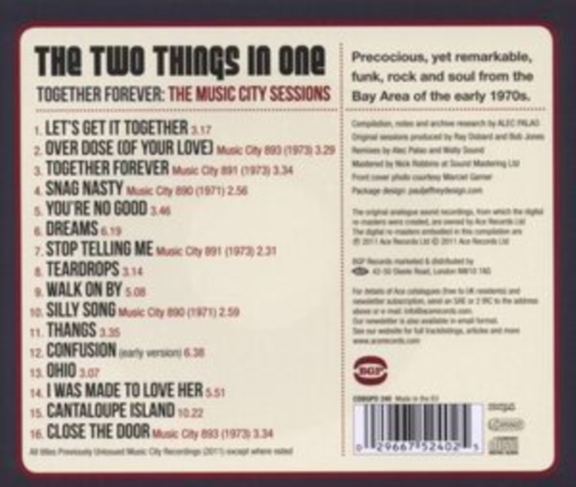 Together forever: The Music City sessions, CD / Album Cd