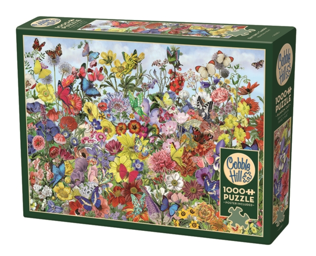 Butterfly Garden 1000 Piece Puzzle, Paperback Book