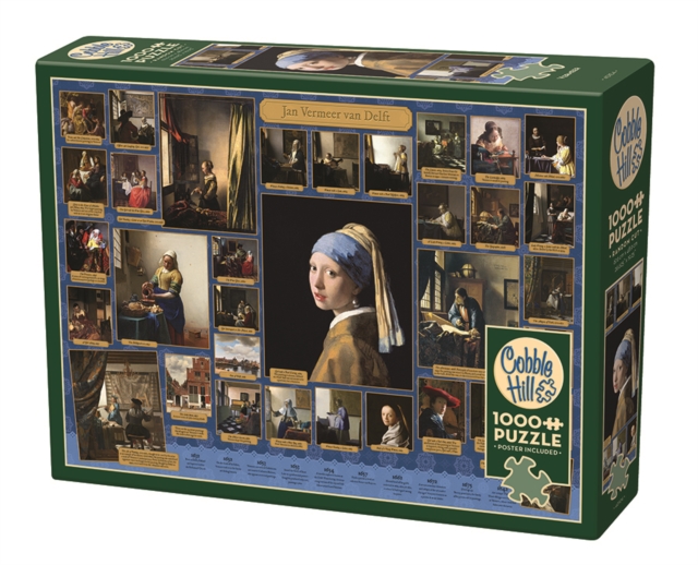 Vermeer 1000 Piece Puzzle, Paperback Book