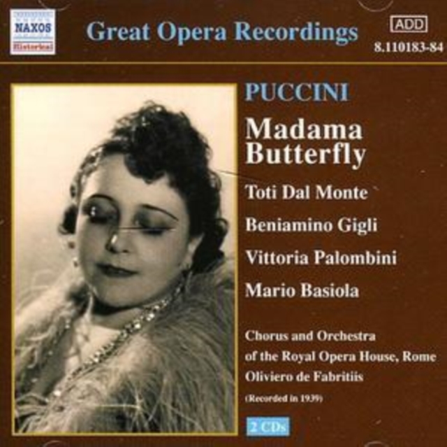 Madama Butterfly (De Fabritiis, Rome Opera House Orchestra), CD / Album Cd