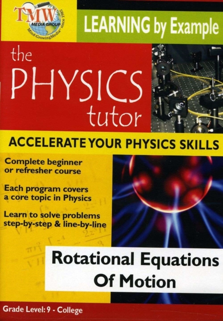 Physics Tutor: Rotational Equations of Motion, DVD  DVD