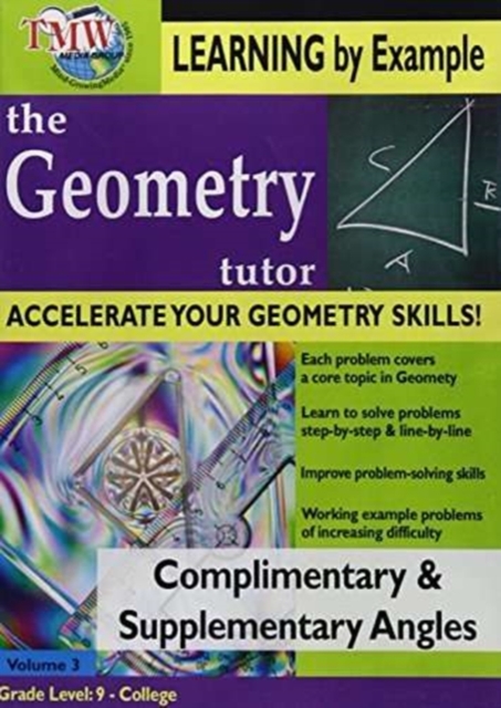 Geometry Tutor: Complimentary and Supplementary Angles, DVD  DVD