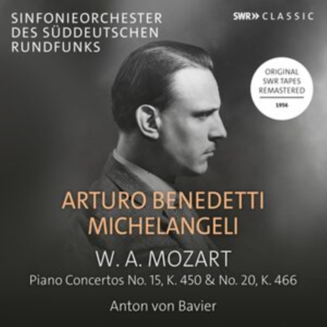 W.A. Mozart: Piano Concertos No. 15, K450 & No. 20, K466, CD / Album Cd