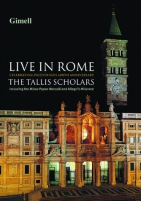 The Tallis Scholars: Live in Rome, DVD DVD