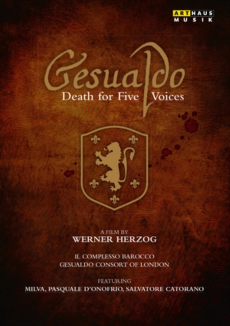 Gesualdo - Death for Five Voices, DVD DVD