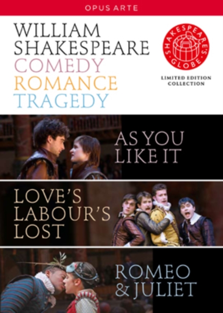 Shakespeare's Globe: Comedy, Romance, Tragedy, DVD DVD