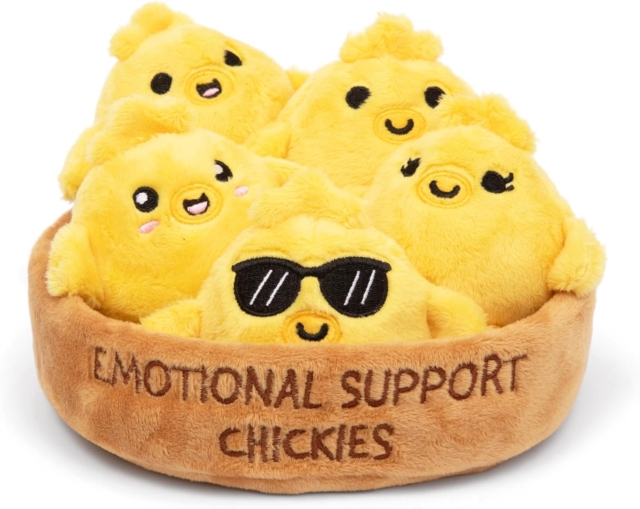 Emotional Support Chickies Soft Toy, Paperback Book