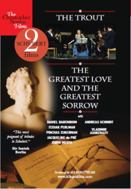 Schubert: The Trout/The Greatest Love and the Greatest Sorrow, DVD DVD
