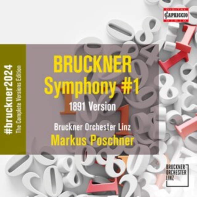 Bruckner: Symphony #1: 1891 Version, CD / Album Cd