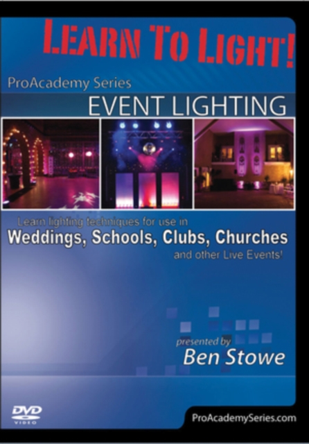 Learn to Light: Pro Academy Series - Event Lighting, DVD  DVD