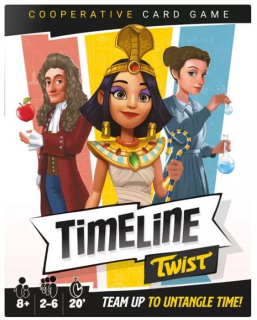 Timeline Twist Card Game, Paperback Book