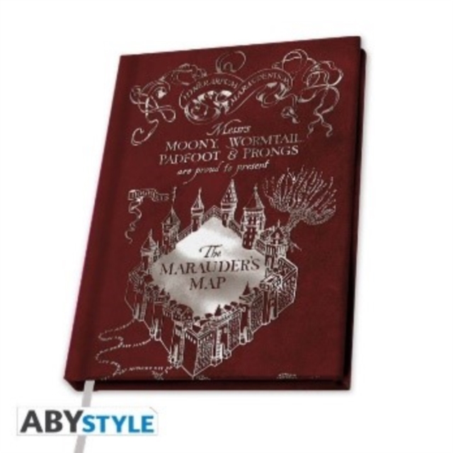 Harry Potter - A5 Notebook Marauder's Map, Notebook / blank book Book