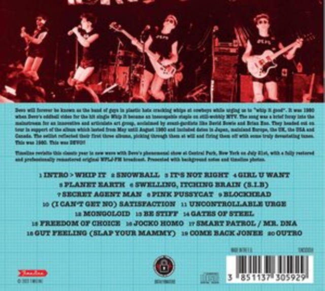 Live in New York 1980, CD / Album Cd
