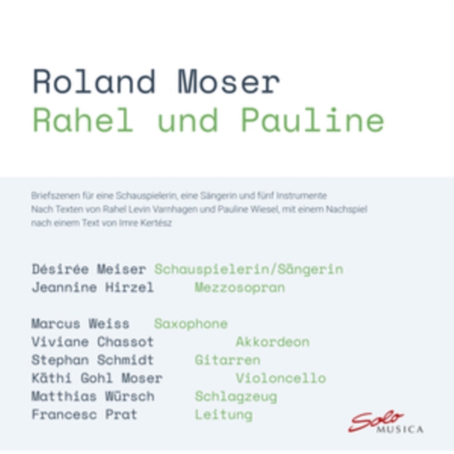 Roland Moser: Rahel Und Pauline, CD / Album Cd