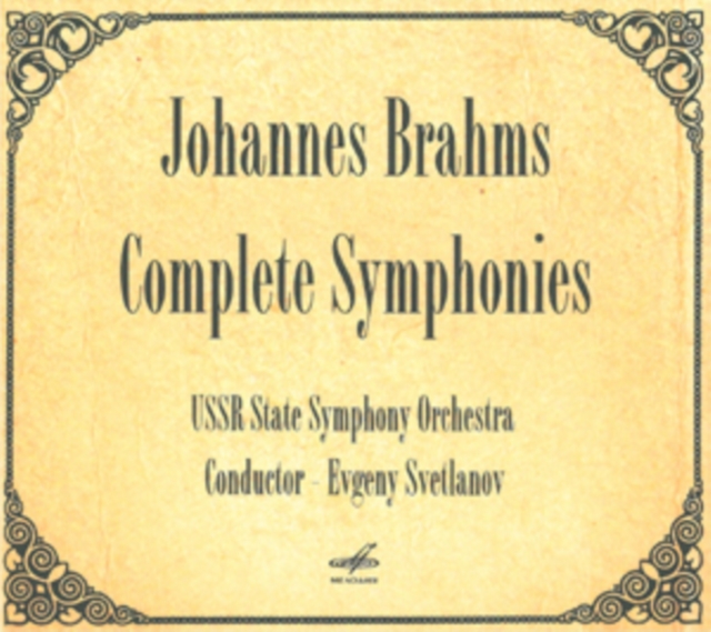 Johannes Brahms: Complete Symphonies, CD / Album Cd