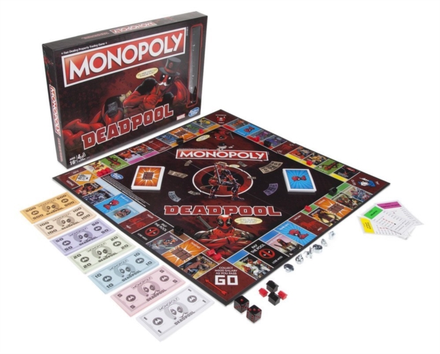 Deadpool Monopoly Board Game, Paperback Book