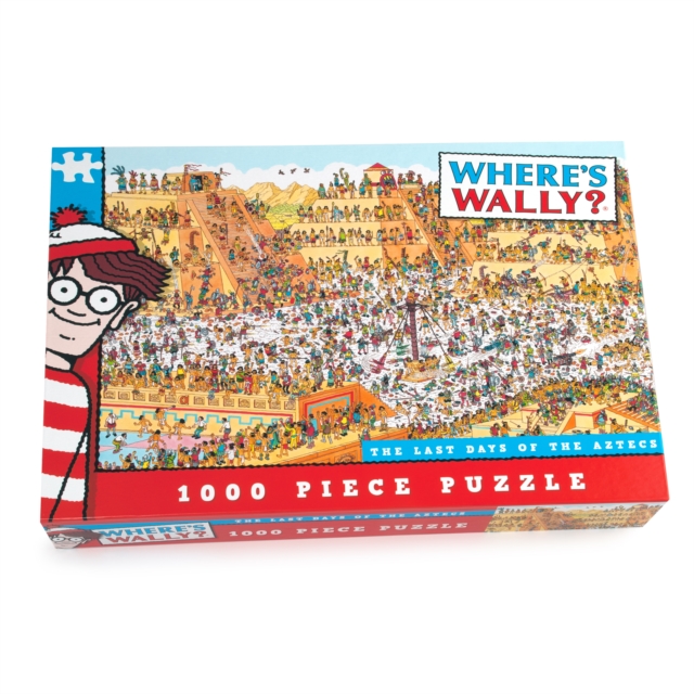 Where's Wally The Last Day of the Aztecs 1000pc Puzzle, Paperback Book