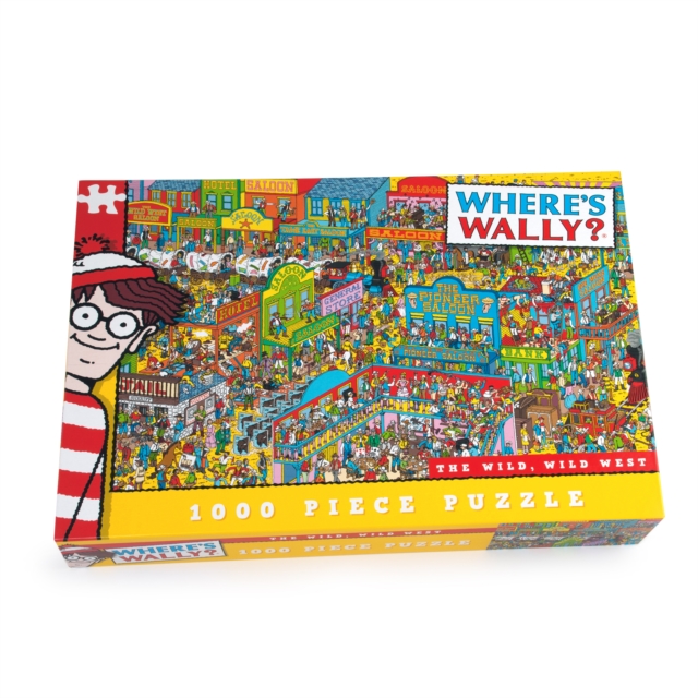 Where's Wally The Wild Wild West  1000pc Puzzle, Paperback Book