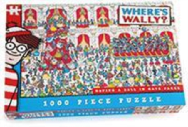 Where's Wally Having a Ball in Gaye Paree 1000pc Puzzle, Paperback Book