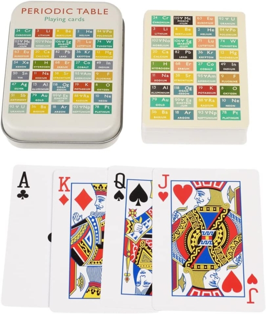 Playing cards in a tin - Periodic Table, Paperback Book