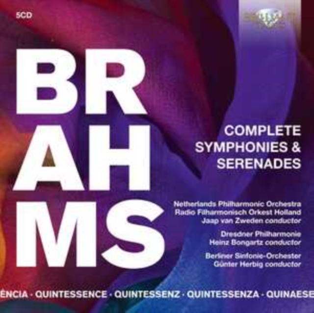 Brahms: Complete Symphonies & Serenades, CD / Box Set Cd