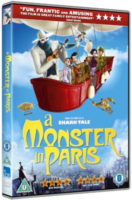 A   Monster in Paris, DVD DVD