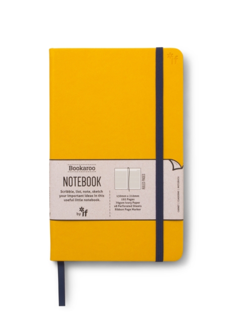Bookaroo Notebook  - Mustard, Notebook / blank book Book