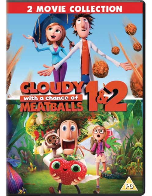 Cloudy With a Chance of Meatballs 1 and 2, DVD DVD