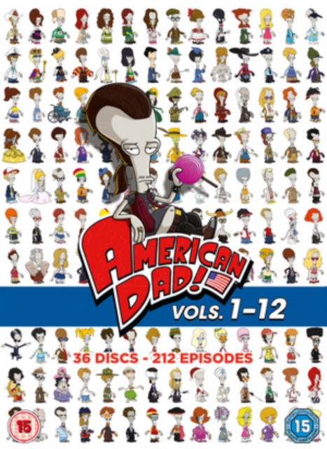 American Dad!: Volumes 1-12, DVD DVD