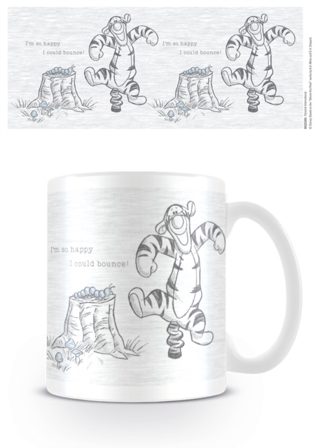 Winnie the Pooh (Bounce) 11oz/315ml White Mug, General merchandize Book