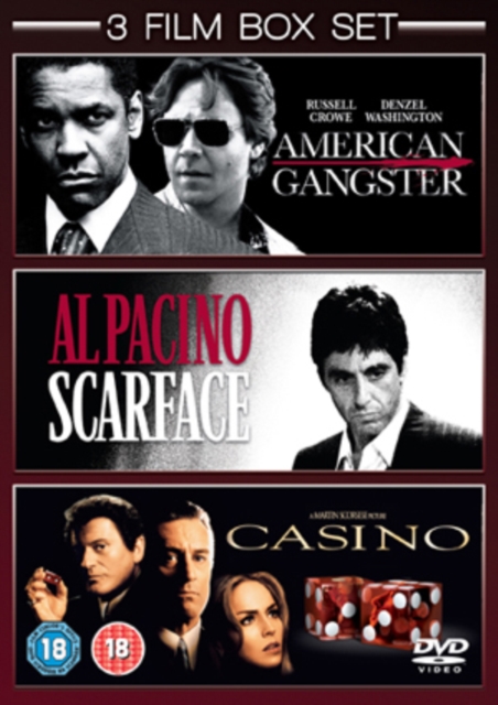 American Gangster/Scarface/Casino, DVD  DVD
