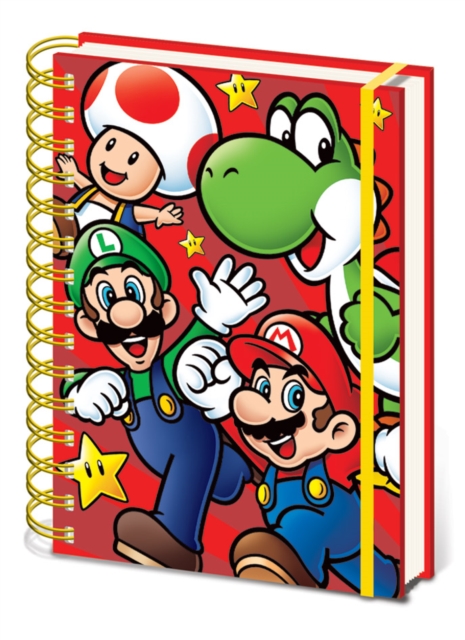 Super Mario (Run) A5 Wiro Notebook, Paperback Book