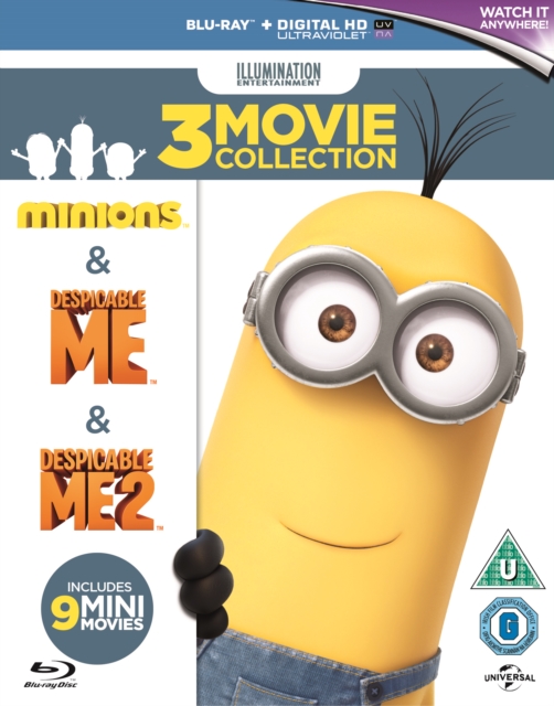 Despicable Me/Despicable Me 2/Minions, Blu-ray  BluRay