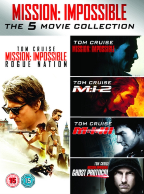 Mission: Impossible 1-5, DVD DVD