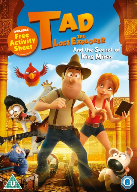 Tad the Lost Explorer and the Secret of King Midas, DVD DVD