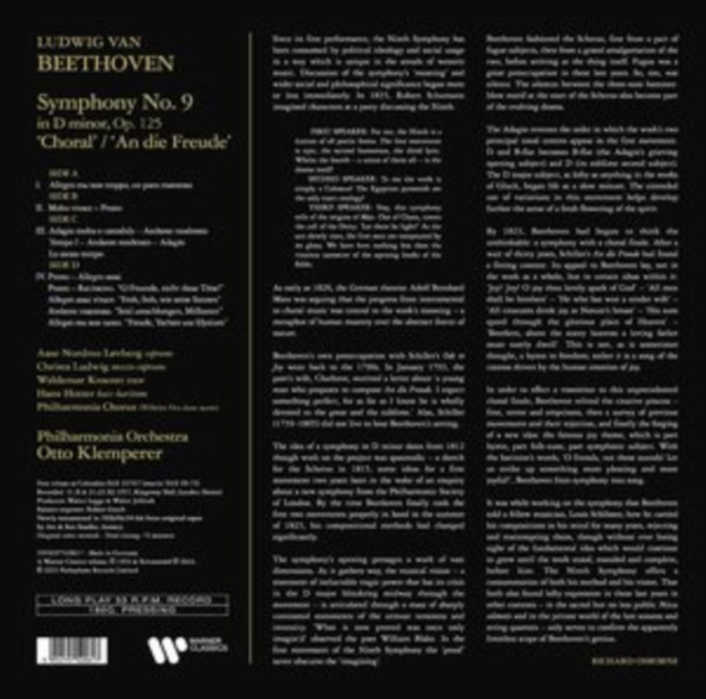 Beethoven: 'Choral', Vinyl / 12" Album Vinyl