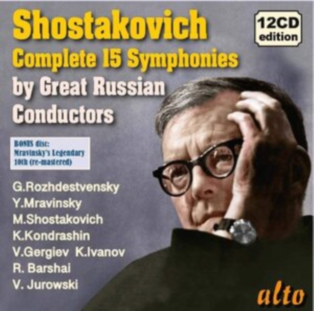 Shostakovich: Complete 15 Symphonies By Great Russian Conductors (Limited Deluxe Edition), CD / Box Set Cd