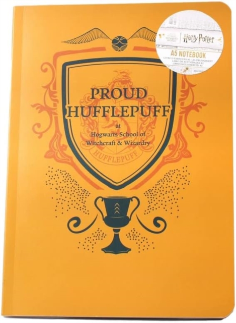 Harry Potter - Proud Hufflepuff A5 Notebook, Paperback Book